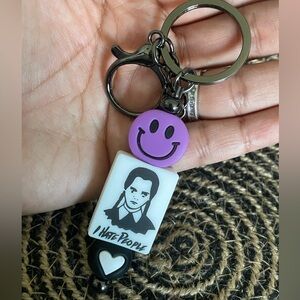 I hate people 😃 Keychain